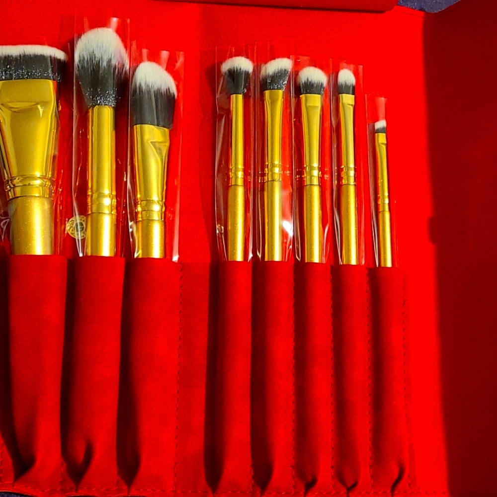 Glitter & Gold brush set